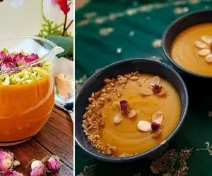 طرز تهیه کاچی زعفرونی / یه دسر اصیل و مقوی ایرونی که نظیر نداره