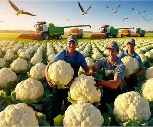 مستند کشاورزی / گل کلم محصولی خوشمزه برای دستور العمل های غنی 