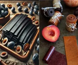 طرز تهیه لواشک آلوسیاه در خانه/ حرفه ای تر از بازاری ها لواشک درست کن حتی اگه مبتدی ای