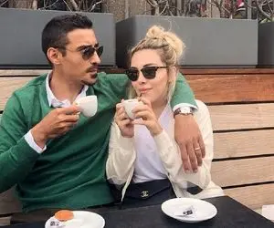 عکس جدید و جذاب رضا قوچان نزاد و همسرش!