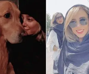 چشمای پفالوی "الناز حبیبی" پیش رفیق ژیگولش شد یه ترکیب صفر و صد؛ دماغ قبل عملشووو!