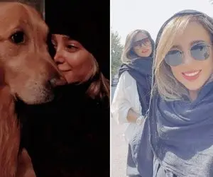 چشمای پفالوی "الناز حبیبی" پیش رفیق ژیگولش شد یه ترکیب صفر و صد؛ دماغ قبل عملشووو!