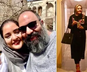 وقتی نرگس محمدی از کوسن مبلمش پارچه اضافه آورده و مانتوش کرده؛ طبق طبق فیلتر فیسشو!