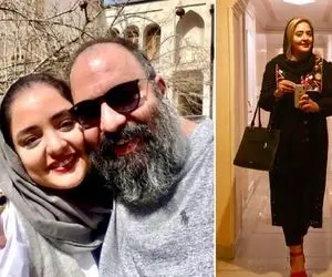 وقتی نرگس محمدی از کوسن مبلمش پارچه اضافه آورده و مانتوش کرده؛ طبق طبق فیلتر فیسشو!