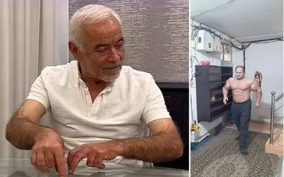 آواز دیش دیش؛ صادق بوقی آو او آو میخونه پهلوان احمدی گنده فیگو بازو میاد