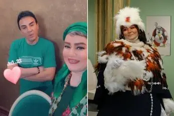 شوخی با عمه نعیمه نظام دوست توسط عمو پورنگ؛ نعیمه در نوجوانی پسر بوده