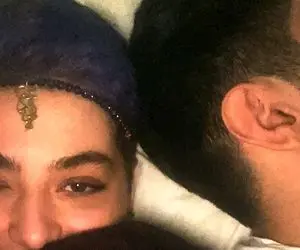 (عکس) تصویری عجیب و منشوری از ریحانه پارسا