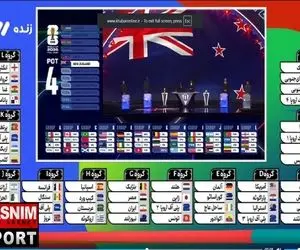 (ویدیو) سومین حریف ایران در گروه G جام جهانی ۲۰۲۶ مشخص شد