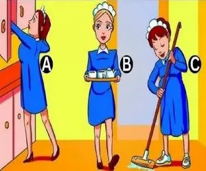 بازی فکری؛ پیدا کردن خدمتکار باردار خیلی آسونه نتونی باید یه چشم پزشک خودتو نشون بدی