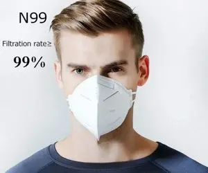 ماسک n99  بدون سوپاپ ، بهترین انتخاب برای کرونا !