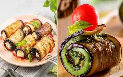 طرز تهیه رول بادمجون با مرغ / یه غذای عالی با طعم و مزه دلپذیر
