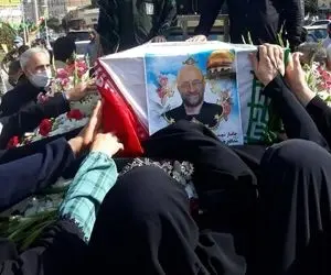 تشییع پیکر شهید مدافع حرم در کرج