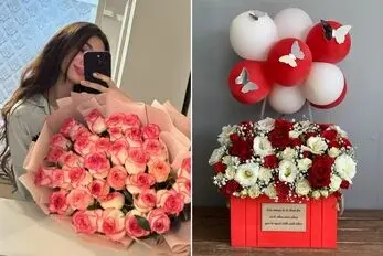 بلایی که دختران بر سر گل هایی که روز دختر گرفتند آوردند؛ دختران پولکی شده اند؟