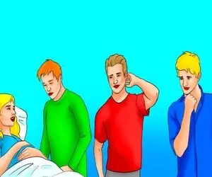 هوش تصویری؛  بیا هوشت رو به رخ بکش و بگو کدوم از این آقایون برادر این  دختر گیس طلایی؟