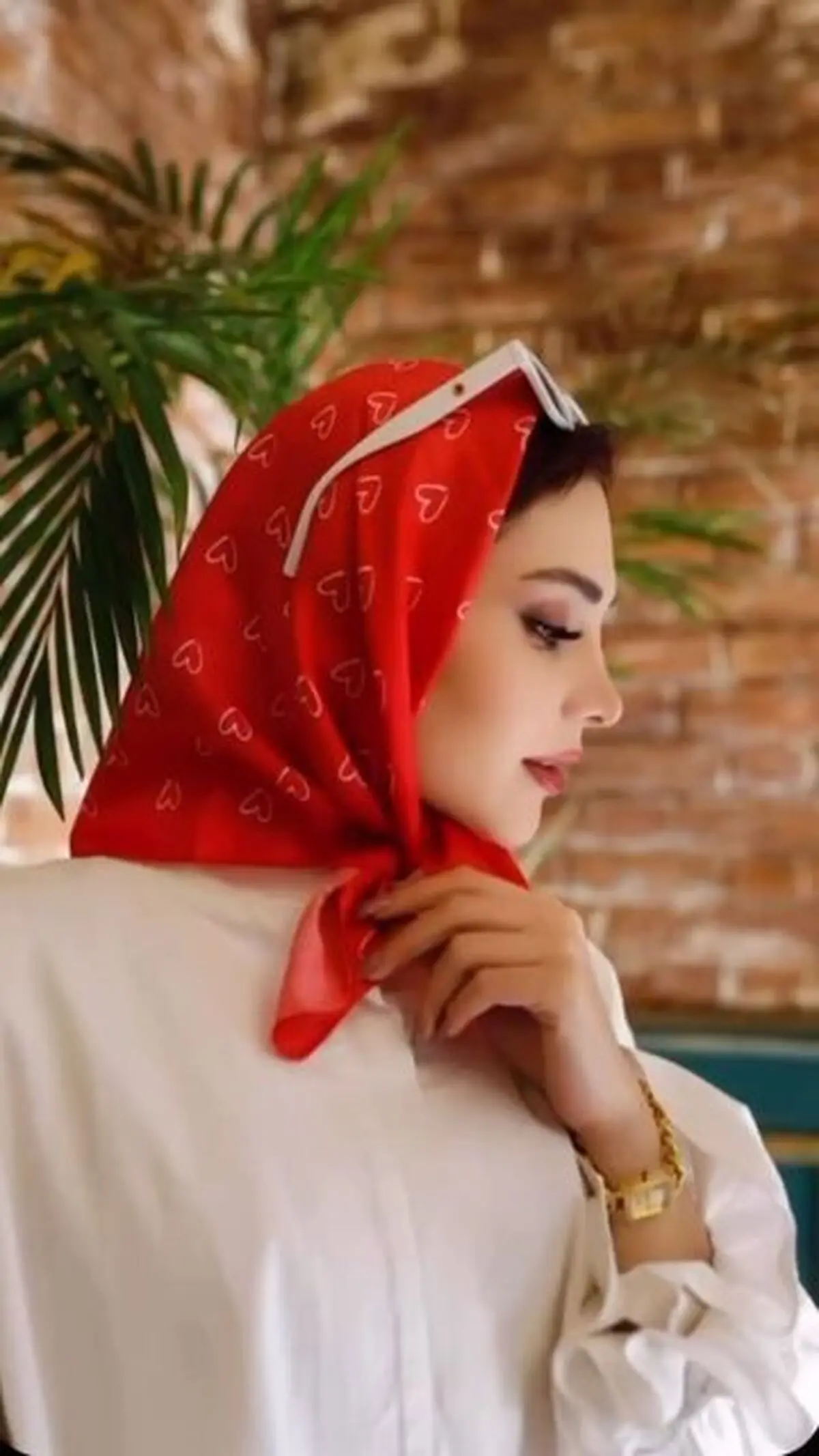 ست کردن شال و روسری طرحدار