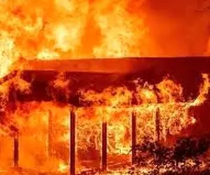 آتش سوزی در هتل معروف یزد