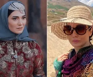 عکس بدون میکاپ "مینا وحید" با تنها مرد زندگیش؛ خانوم همیشه کله اش بو قورمه سبزی میده!