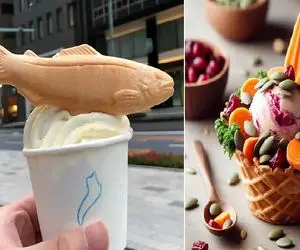 خوردنی های مشمئز؛ محاله تا حالا اسم بستنی گوشت اسب رو شنیده باشی