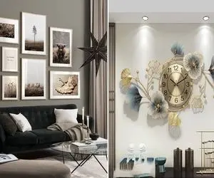 دم عید اومدی جای ساعت و تابلو رو عوض کنی دیوار زیرشون زرده/ با این وسیله لکش پر میکشه