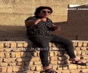 آواز شاد؛ مرد فتوکپی خواننده اونور آبیه صداشو از خودش بهتر تقلید کرد فقط خس خسش