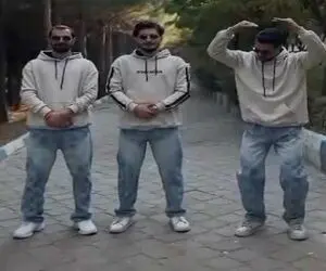 آواز شاد؛ حرکات موزون اگوپگور و بانمک 3 تا رفیق وسط پارک با آهنگ ترکی مثل مینیون ها