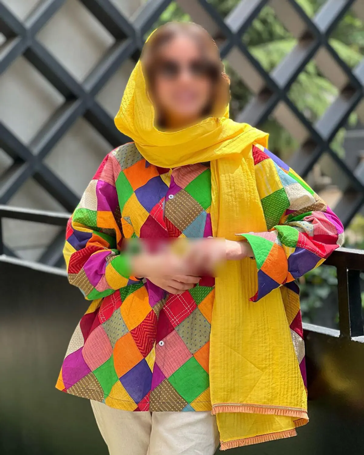 مانتو بهاره رنگی 