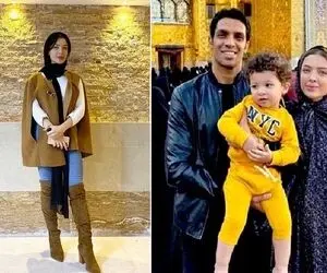 وقتی زنِ سپهر حیدری فقط با یه کیف دستیش نشون میده فوکول لاکچریه؛ زاویه فکشو!