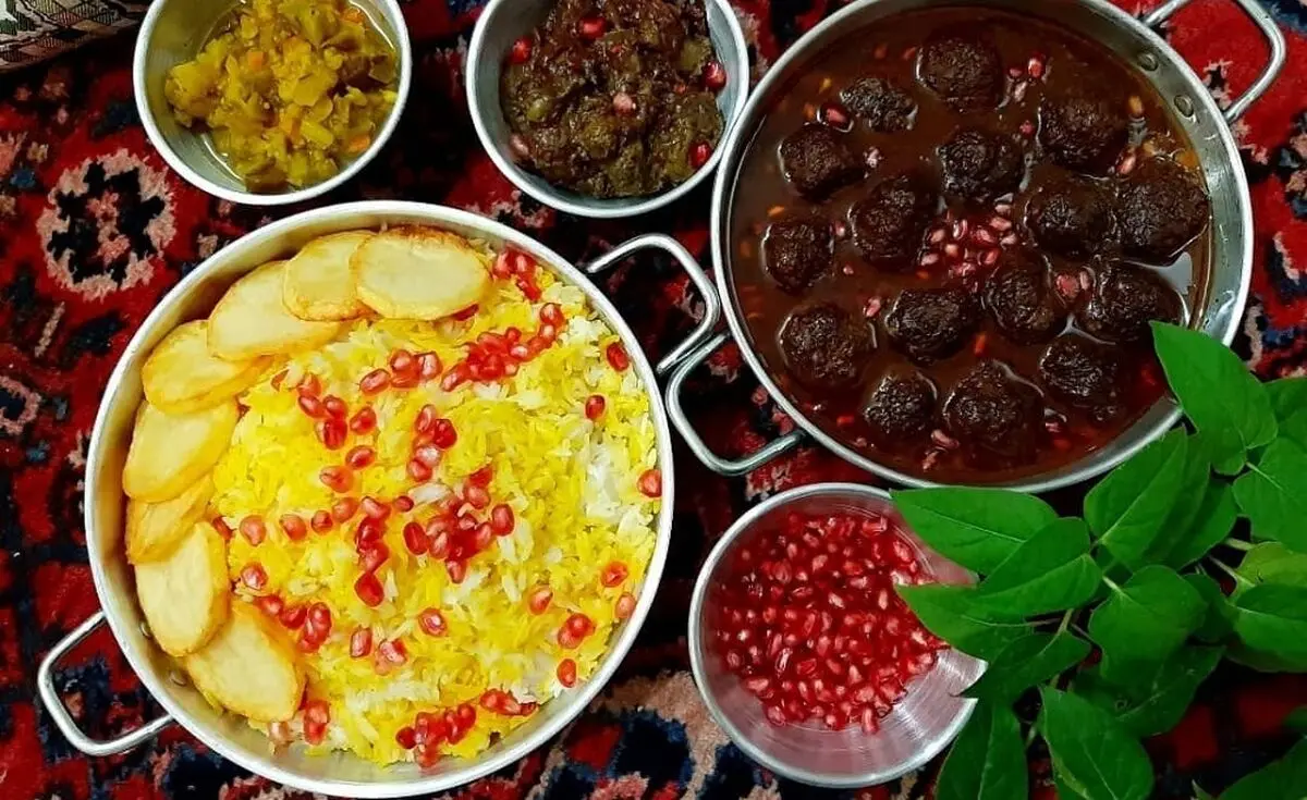 کوفته انار و گردو