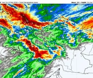 بارش برف و باران در 8 استان تشدید می شود