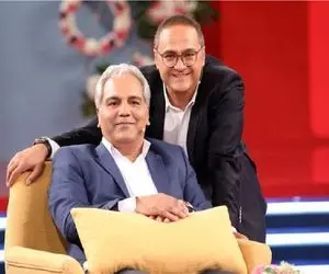 سکانس خندان؛ رامبد جوان اوشین میشه جلو مدیری یهو زانو میزنه زمین تمیز کردن/ غشیده