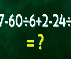 بازی فکری؛ میخوای بدونی مغزت هنوز سالمه؟ این معادله رو حل کن که خیلیا نتونستن جز1درصد