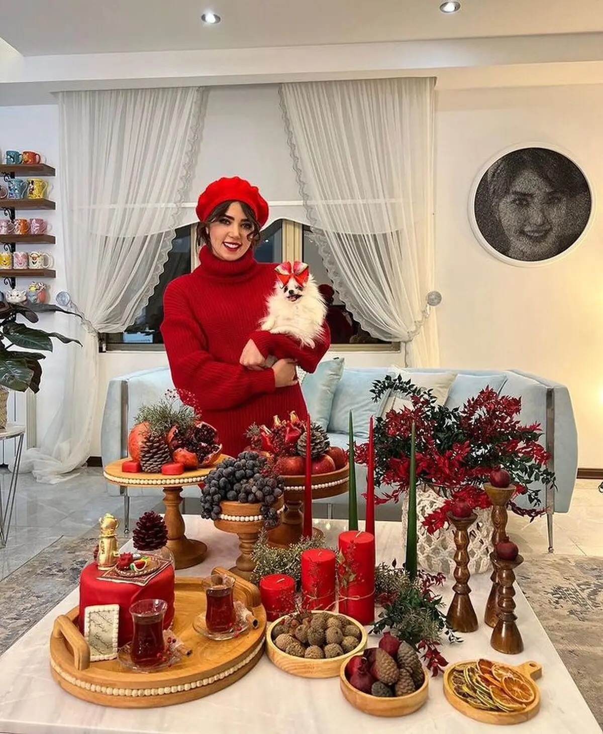 تزیین سفره شب یلدا