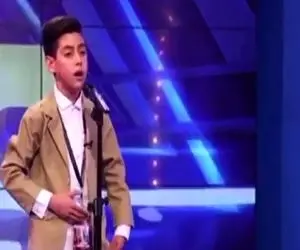 آواز احساسی؛ بچه 10 ساله با حنجره صد ساله نرو بمون خوند علیخانی اشکشو زوری نگه داشته