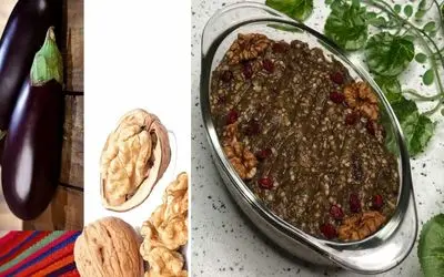 طرز تهیه ترشی پرورده بادمجون و گردو / یه ترشی خونگی خوش عطر و طعم که فوری آماده میشه