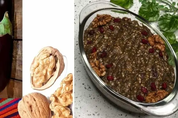 طرز تهیه ترشی پرورده بادمجون و گردو / یه ترشی خونگی خوش عطر و طعم که فوری آماده میشه