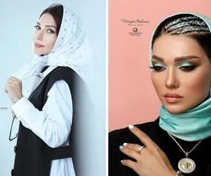 استایل سنتی و هنری که "شهرزاد کمال زاده" با کاشی ها ستش کرد / شباهت بینظیر با مادرش