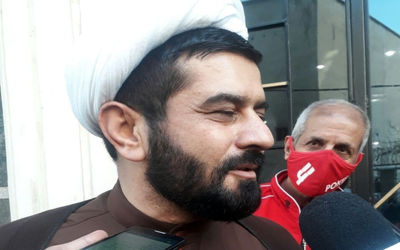 (عکس) یک روحانی نامزد ریاست فدراسیون فوتبال!