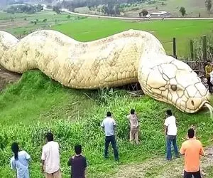 مستند کاوش؛ درازی بزرگترین مار دنیا با طول کیلومتری قد فاصله تجریش تا آزادیه