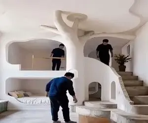 معماری خلاقانه؛ تو پرت ترین فضا اتاق خواب و نشیمن زدن محشر برا زندگی مجردی