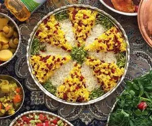 ایده های خلاقانه؛ دو مدل تزئین برنج با زرشک و زعفران