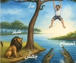 بازی فکری؛ ویدئو رو ببینید و بگویید که کدام یک راه نجات داره