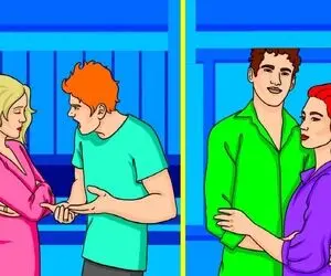 هوش تصویری؛ اگه خودت رو زیادی باهوش میدونی بگو کدوم از این آقا و خانوما زن شوهرن؟