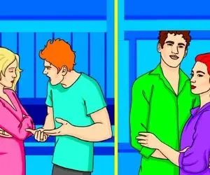 هوش تصویری؛ اگه خودت رو زیادی باهوش میدونی بگو کدوم از این آقا و خانوما زن شوهرن؟