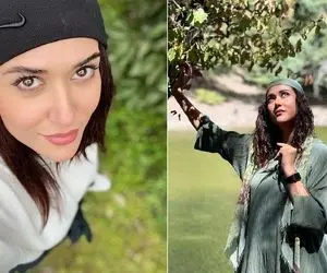 حال و هوای بالیوودی "پریناز ایزدیار" با ژستای لب آب؛ تارزان باس جلو جیران لُنگ بندازه!