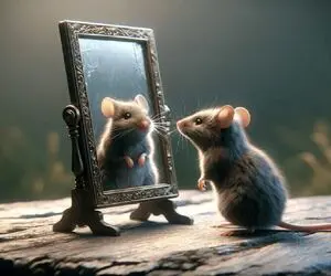 داستان عامیانه برای بچه های سرزمینم؛ قصه موش کوچولو و آینه