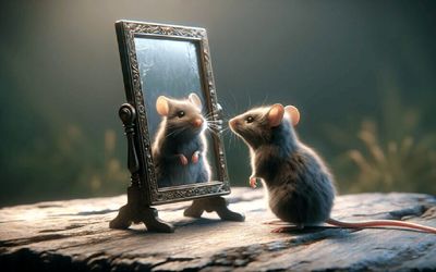 داستان عامیانه برای بچه های سرزمینم؛ قصه موش کوچولو و آینه