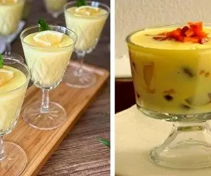 طرز تهیه کاسترد / خیلی ساده و سریع بهترین دسر رو درست کن