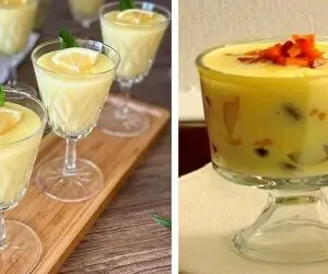 طرز تهیه کاسترد / خیلی ساده و سریع بهترین دسر رو درست کن