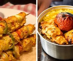 طرز تهیه جوجه کباب تابه ای؛ این جوجِ خوشمزه بدون سیخ و منقل و ریخت و پاش اضافی درست میشه