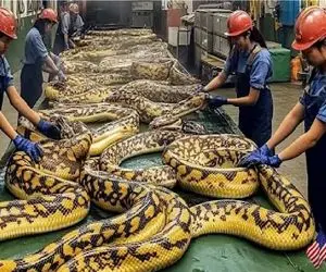 فرآوری مار؛ کاهش ضایعات با جنبه پنهان پرورش مار و سود ناشی از گوشت و پوست آن